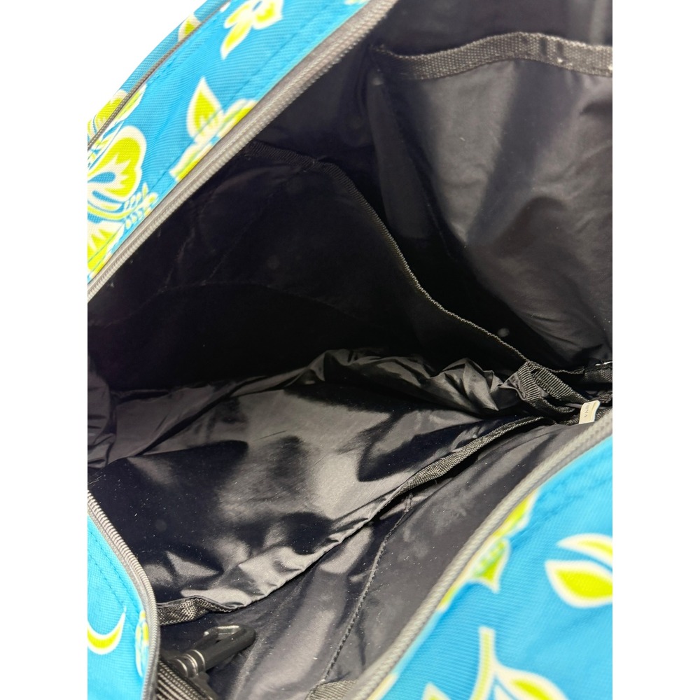 Wilson Tennis Sling Backpack Women Blue Floral Sporty School Hibiscus Pickleball - Picture 10 of 12